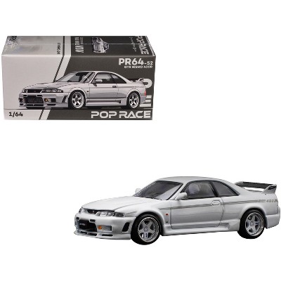 GTR Nismo 400R RHD (Right Hand Drive) White 1/64 Diecast Model Car by Pop Race