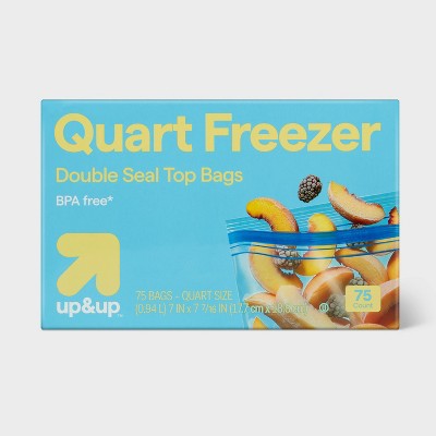 Quart Freezer Storage Bags - up&up™