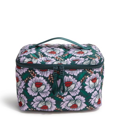 Vera Bradley Women's Outlet Ultralight Essential Large Brush Up Cosmetic Bag