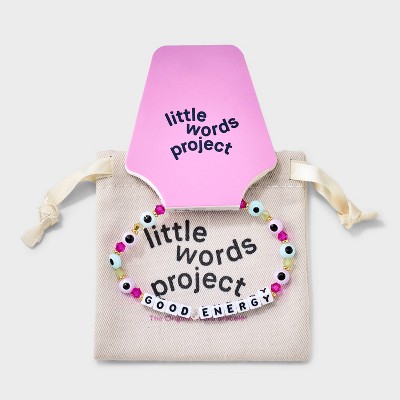 Little Words Project Good Energy Beaded Bracelet - Pink