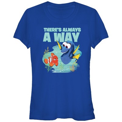 Juniors Womens Finding Dory Always A Way T-Shirt