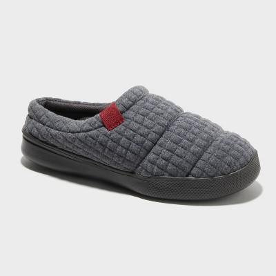 dluxe by dearfoams Men's Julien Clog Slippers - Gray