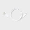 3' USB-A to USB-C Cable - dealworthy™ White - 2 of 3