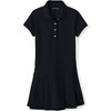 Lands' End School Uniform Kids Short Sleeve Mesh Pleated Polo Dress - 3 of 4