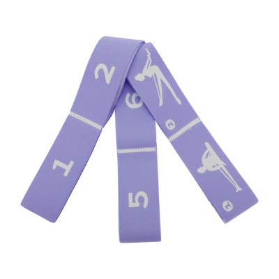 Unique Bargains Durable 8 Grids Yoga Stretch Bands 1 Pc