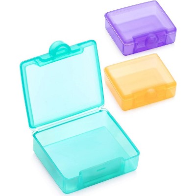 Sukuos Small Pill Box 3pcs, Cute Travel Pill Case Portable Pocket Purse