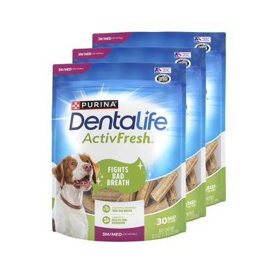 Nestle Purina Dentalife Small/Medium Chicken Chewy Dog Treats