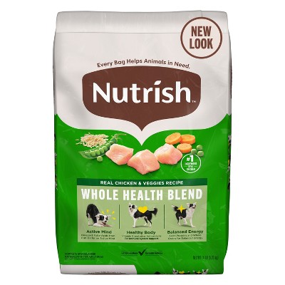 Nutrish Whole Health Blend Real Chicken and Vegetable Recipe Dry Dog Food