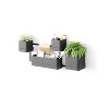 Umbra Cubiko Wall Planter Black - 3 of 4