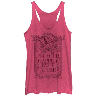 Women's Sleeping Beauty Happily Ever After Racerback Tank Top