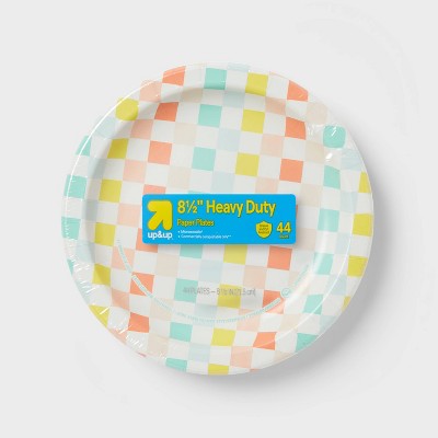 Disposable Plate 8.5" - Checkered - 44ct - up&up™