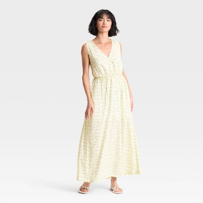 Women's Maxi Open Back Sundress - A New Day™