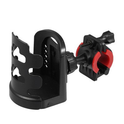 Unique Bargains Motorcycle Bicycle Boat Golf Cart ATV Handlebar Universal Water Bottle Cages Black