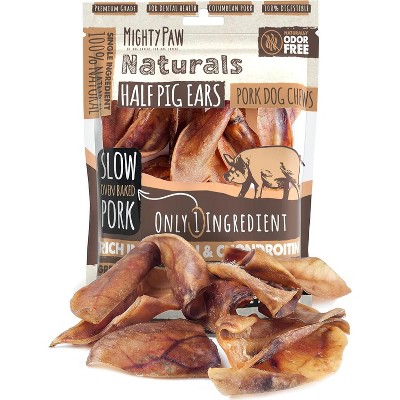 Mighty Paw Pig Ears for Dogs | Single Ingredient Treats