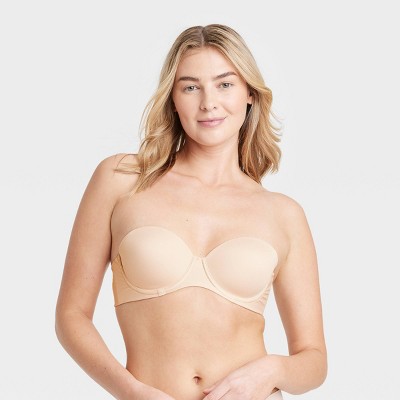 Women's Lightly Lined Strapless Bra - Auden™