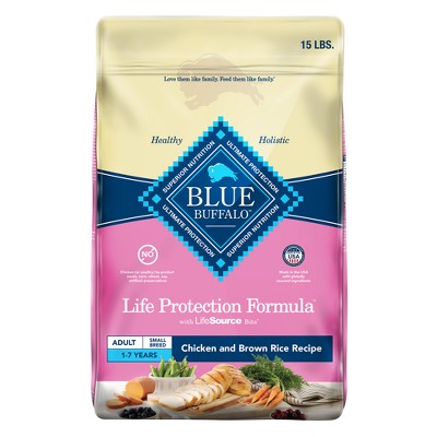 Blue Buffalo Life Protection Formula Natural Adult Small Breed Dry Dog Food, Chicken and Brown Rice
