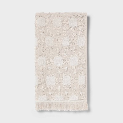 Boho Ikat Patterned Towel Cream - Threshold™