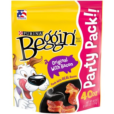 Purina Beggin' Strips Dog Training Treats with Bacon Chewy Dog Treats