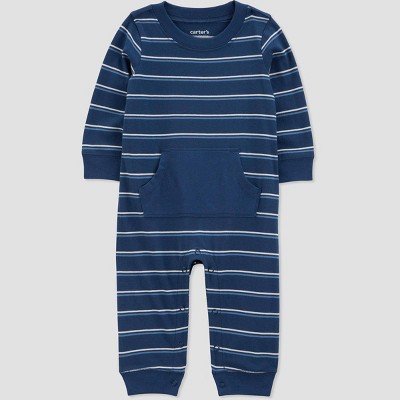 Carter's Just One You®️ Baby Boys' Striped Top & Bottom Set - Blue/White