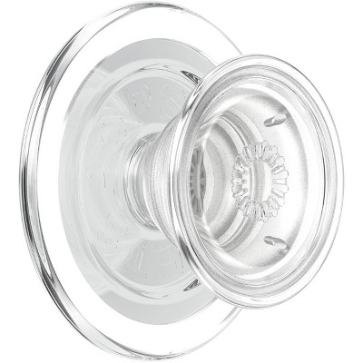 PopSockets Magnetic Phone Grip with MagSafe, Magnetic Adapter Ring Included - Clear