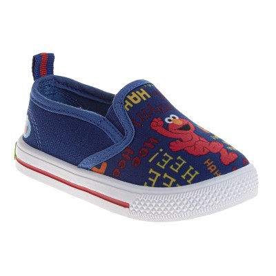 Sesame Street Elmo Shoes,Slip On Sneaker Toddler,Indoor Outdoor Bottom,Toddler Size 5 to 10
