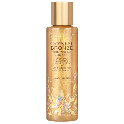 Pacifica Shimmering Body Oil - Crystal Bronze - 4 fl oz