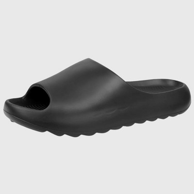 Alpine Swiss Edgar Mens Slides Sport Recovery Waterproof Lightweight Sandals for Men Comfortable Arch Support Pillow Cloud Slippers