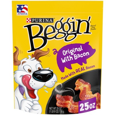 Purina Beggin' Strips Dog Training Treats with Bacon Chewy Dog Treats