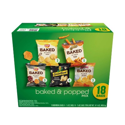 Frito-Lay Snacks Baked & Popped Mix Variety Pack - 18ct