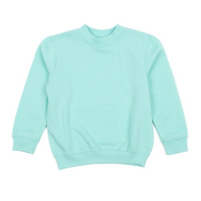 Leveret Kids Long Sleeve Classic Solid Color Sweatshirt
