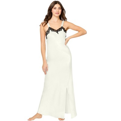 Amoureuse Plus Size Ruffle Lace Gown
