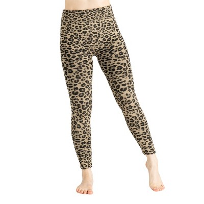 Britt's Knits Women's Fleece Lined Mid-Rise Warm Stretch Leggings