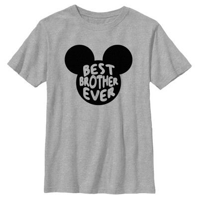Boy's Mickey & Friends Best Brother Ever Mouse Ears T-Shirt