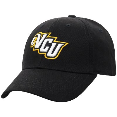 NCAA VCU Rams Structured Brushed Cotton Vapor Ballcap: Adjustable Lightweight Hat