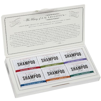 J·R·LIGGETT'S All-Natural Mini Shampoo Bars .65oz. Sampler Pack - 6 Mini Bars