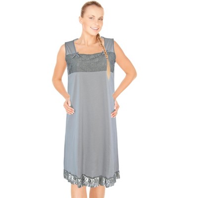 JEFFRICO Womens Sleeveless Nightgowns Sleepwear Soft Pajama Dress Nightshirts