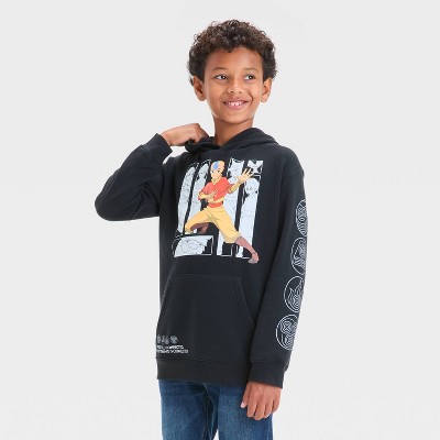 Boys' Avatar Graphic Hooded Sweatshirt - art class™ Black