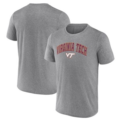 NCAA Virginia Tech Hokies Men's Gray Poly T-Shirt