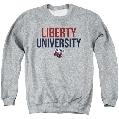Liberty University Official Stacked Adult Crewneck Sweatshirt