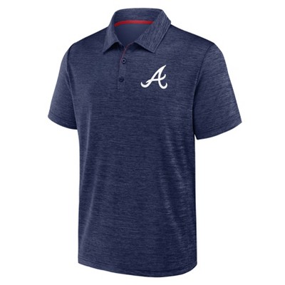 MLB Atlanta Braves Men's Heather Polo T-Shirt