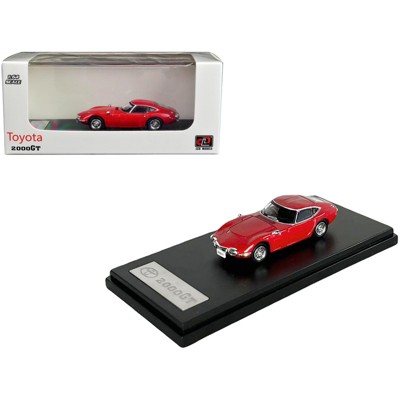 Toyota 2000GT RHD (Right Hand Drive) Red 1/64 Diecast Model Car by LCD Models