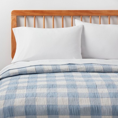 Matelasse Quilt Light Blue - Room Essentials™