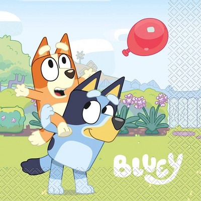 Bluey 16ct Paper Party Lunch Napkins