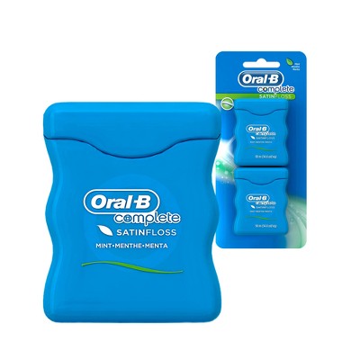 Oral-B Complete Satin Floss Dental Floss - Mint - 2pk