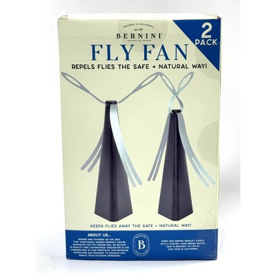 BERNINI 2pk Fly Fan Black