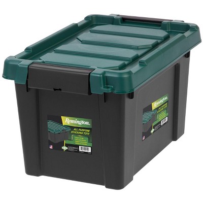 IRIS USA Lockable Heavy Duty Plastic Storage Bins Container with Lids and Secure Latching Buckles