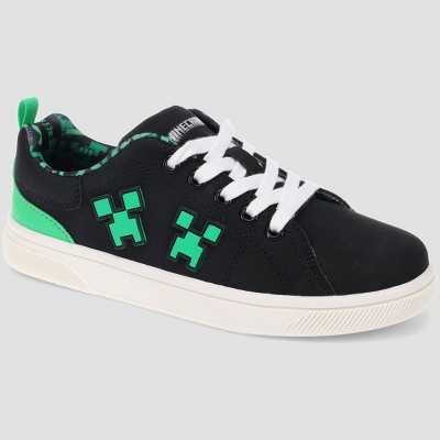 Kids' Minecraft Court Shoes - Black