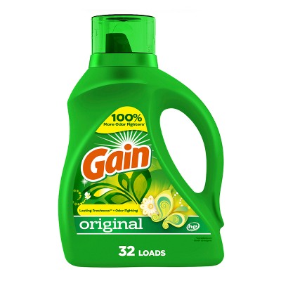 Gain + Aroma Boost Original Scent HE Compatible Liquid Laundry Detergent Soap