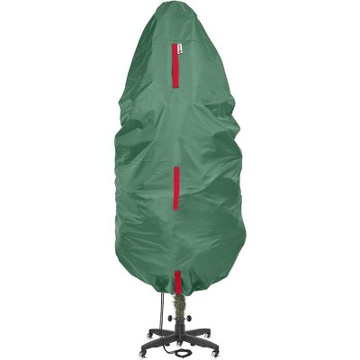 Hold N' Storage - Upright Christmas Tree Storage Bag For Topiary Trees and Holiday Tree. Durable, Lightweight, Easy to use - up to 3 ft Tall - Red
