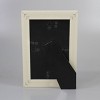 4" x 6" Organic Herringbone Tabletop Frame Gold/White - Threshold™: Modern Style, Easel Back, Glass - 4 of 4
